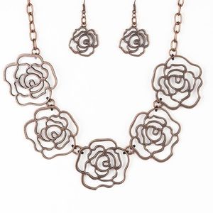 Necklace with matching earring set